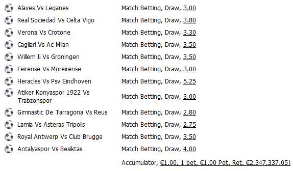 XBET - Unentschieden Strategie beim Wetten